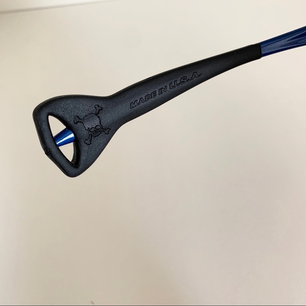 Vintage Oakley OG Pro racing jacket sunglasses in blue - Picture 12 of 16
